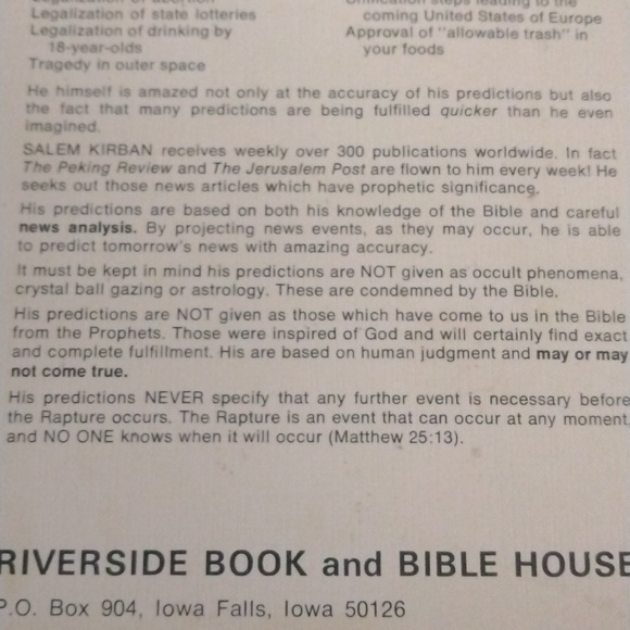 I Predict, book from the 70's - Picture 6 of 6